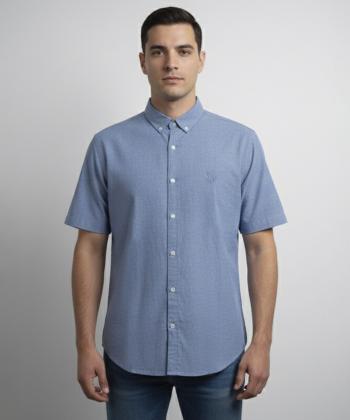 پيراهن آستين كوتاه مردانه برند پي لس كد 1404082