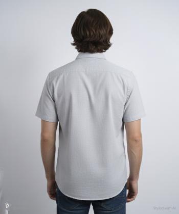 پيراهن آستين كوتاه مردانه برند پي لس كد 1404083