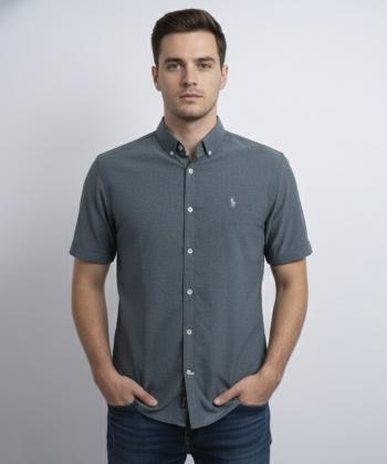 پيراهن آستين كوتاه مردانه برند پي لس كد 1404081