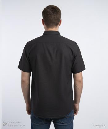 پيراهن آستين كوتاه مردانه برند پي لس كد 1404083