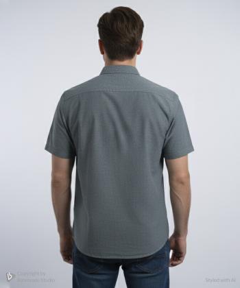 پيراهن آستين كوتاه مردانه برند پي لس كد 1404083