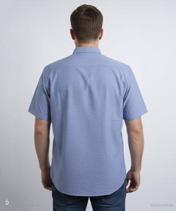 پيراهن آستين كوتاه مردانه برند پي لس كد 1404082