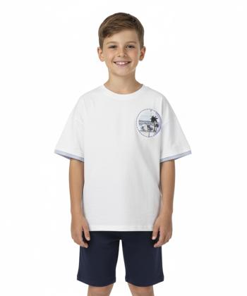 تیشرت آستین کوتاه پسرانه ملورینا مدل 9229