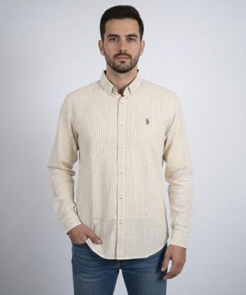 پیراهن آستین بلند مردانه برند پي لس مدل 14040818