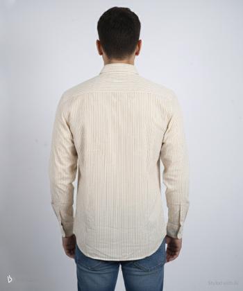 پیراهن آستین بلند مردانه برند پي لس مدل 14040818