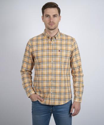 پیراهن آستین بلند چهارخانه مردانه برند پی لس کد 14040815