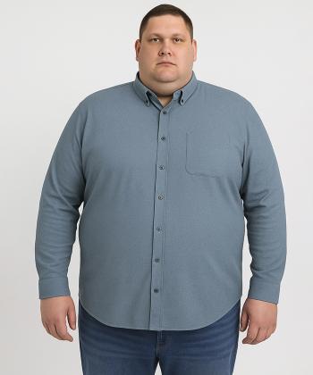 پیراهن آستین بلند مردانه سایز بزرگ برند پی لس کد AM4463