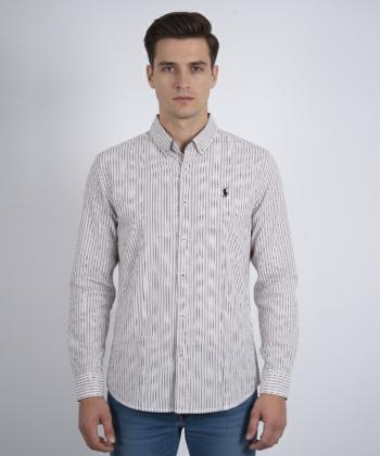 پیراهن آستین بلند مردانه برند پي لس مدل 14040818