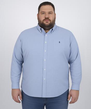 پيراهن آستين بلند مردانه سايز بزرگ برند پي لس كد AM4463