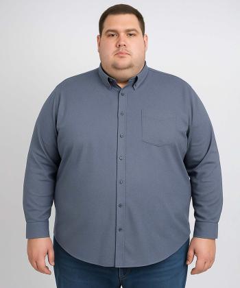 پيراهن آستين بلند مردانه سايز بزرگ برند پي لس كد AM4463