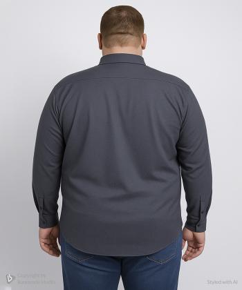 پيراهن آستين بلند مردانه سايز بزرگ برند پي لس كد AM4463