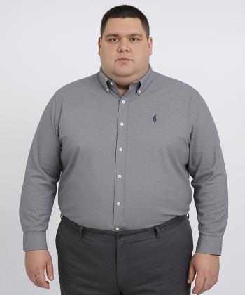 پيراهن آستين بلند مردانه سايز بزرگ برند پي لس كد AM4463