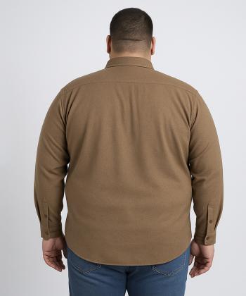 پيراهن آستين بلند مردانه سايز بزرگ برند پي لس كد AM4459