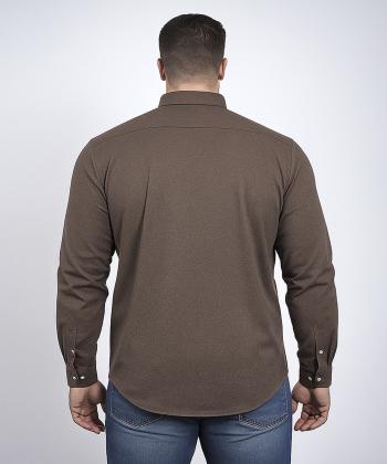 پیراهن آستین بلند مردانه سایز بزرگ برند پی لس کد AM4469