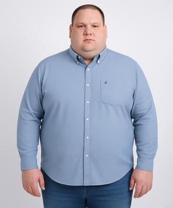 پيراهن آستين بلند مردانه سايز بزرگ برند پي لس كد AM4463