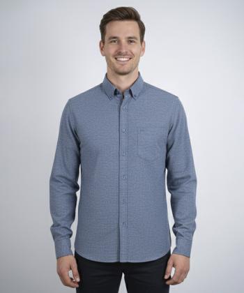 پیراهن آستین بلند مردانه زاگرس مدل 10300336