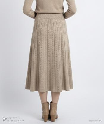 دامن بافت زنانه فلاويا كد W1314835SK