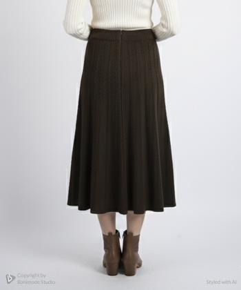 دامن بافت زنانه فلاويا كد W1314835SK