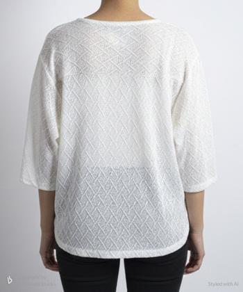 بلوز بافت زنانه فلاويا كد W1314842KN