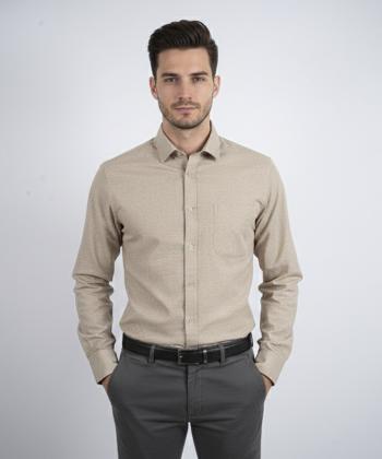 پیراهن آستین بلند مردانه زاگرس مدل 10300211