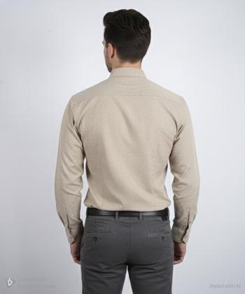 پیراهن آستین بلند مردانه زاگرس مدل 10300211