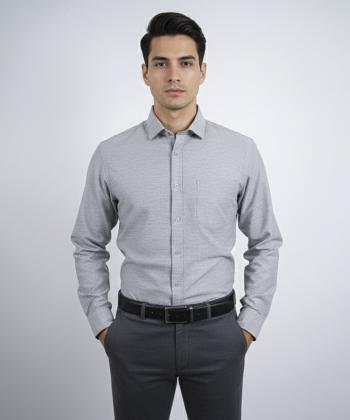 پیراهن آستین بلند مردانه زاگرس مدل 10300149