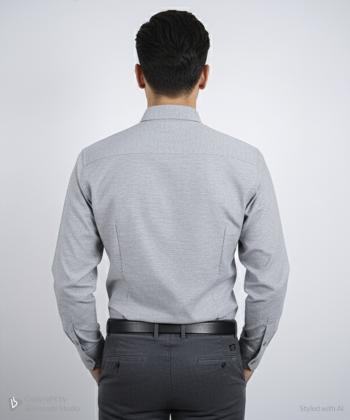 پیراهن آستین بلند مردانه زاگرس مدل 10300149