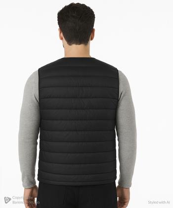 پافر آستین حلقه ای مردانه جین وست مدل 34123041