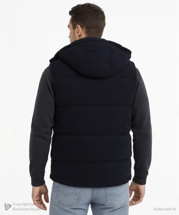 پافر آستین حلقه ای مردانه جوتی جینز مدل 43522144