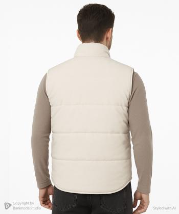 پافر آستین حلقه ای مردانه جوتی جینز مدل 43522171