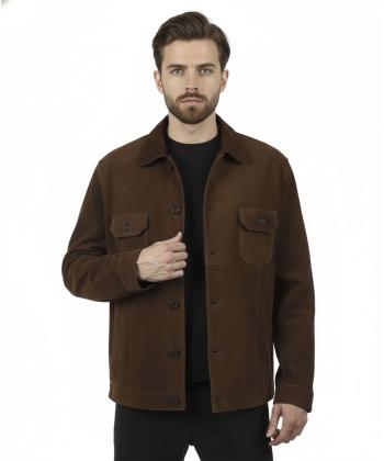 پالتو چرم طبیعی مردانه چرم مشهد مدل K0635