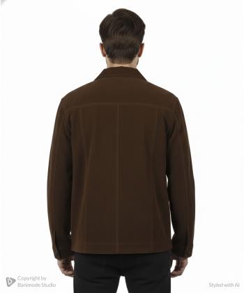 پالتو چرم طبیعی مردانه چرم مشهد مدل K0635