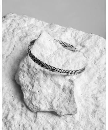 بنگل مردانه نقره سارو گالری مدل S-1003