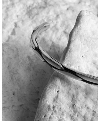 بنگل مردانه نقره سارو گالری مدل S-1004