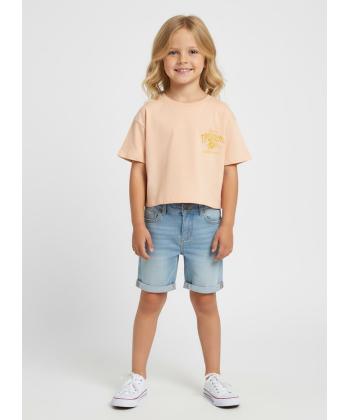 تیشرت آستین کوتاه دخترانه کوتون مدل 5SKG10144AK