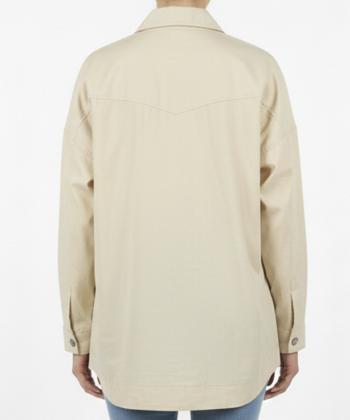 شومیز نخی آستین بلند زنانه شندی مدل 7186