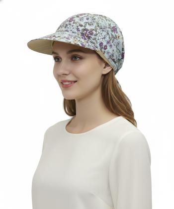 کلاه ساحلی زنانه تارتن مدل 110602556