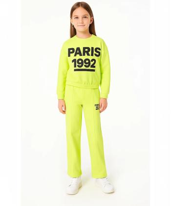 ست سویشرت و شلوار نخی دخترانه جی بی جو مدل 3143