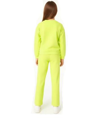 ست سویشرت و شلوار نخی دخترانه جی بی جو مدل 3143