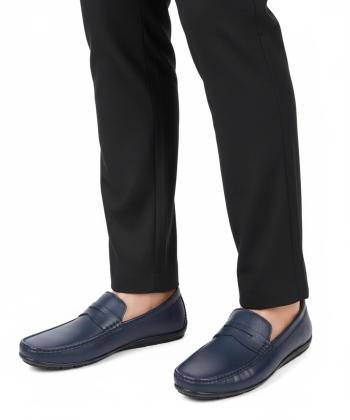 کفش کالج چرم طبیعی مردانه ایران طب مدل پارما