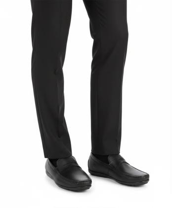 کفش کالج چرم طبیعی مردانه ایران طب مدل پارما