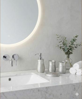 ست سرویس بهداشتی 4 پارچه دلفین Dolphin مدل 004-Bj