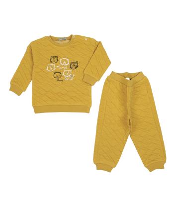 ست تیشرت و شلوار نوزاد پیانو مدل 11059