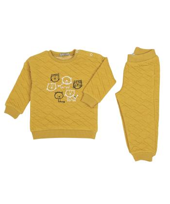 ست تیشرت و شلوار نوزاد پیانو مدل 11059