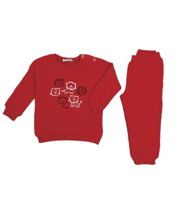 ست تیشرت و شلوار نوزاد پیانو مدل 11059