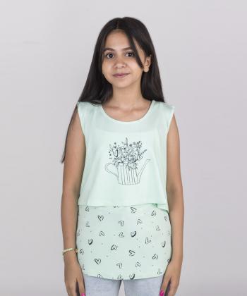 تاپ 2 تکه دخترانه پیانو کد 10119