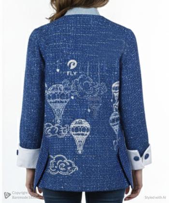 کت پارچه ای زنانه فلای فشن مدل 1107001147