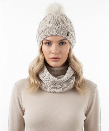 ست کلاه و شال گردن تارتن Tartan مدل 233100604