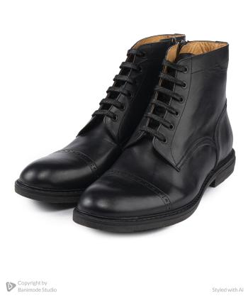 نيم بوت مردانه چرم طبيعي لرد مدل 1104B