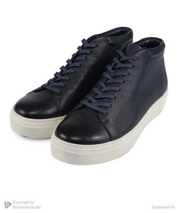 نيم بوت مردانه چرم طبيعي لرد مدل 6001